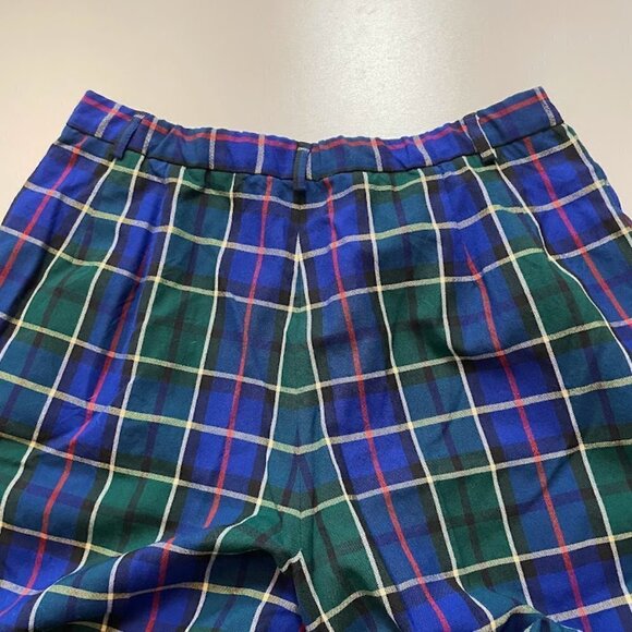 Vintage Pendleton Pant Trouser Tartan Plaid Wool High Waist Straight Leg Winter - Picture 5 of 9
